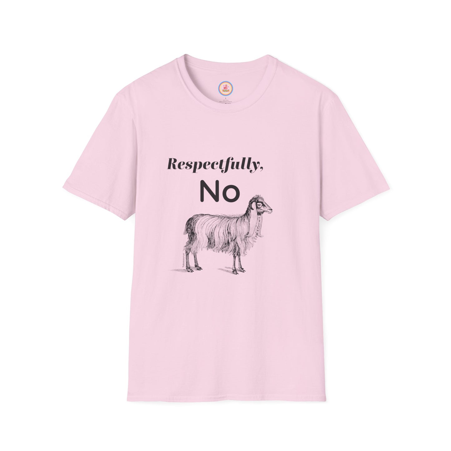 "Respectfully  No" Unisex Softstyle T-Shirt