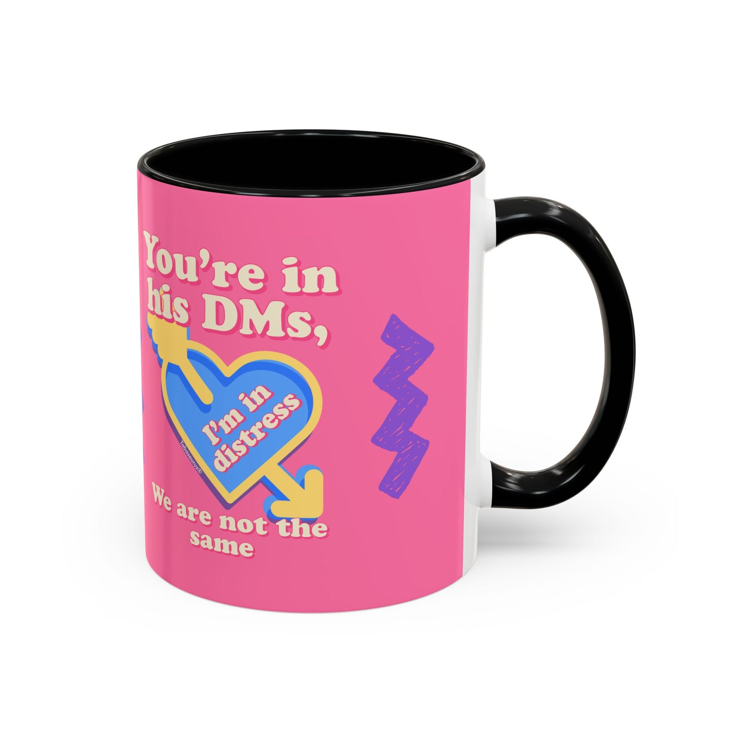 Distressed DMs Accent Coffee Mug (11, 15oz)