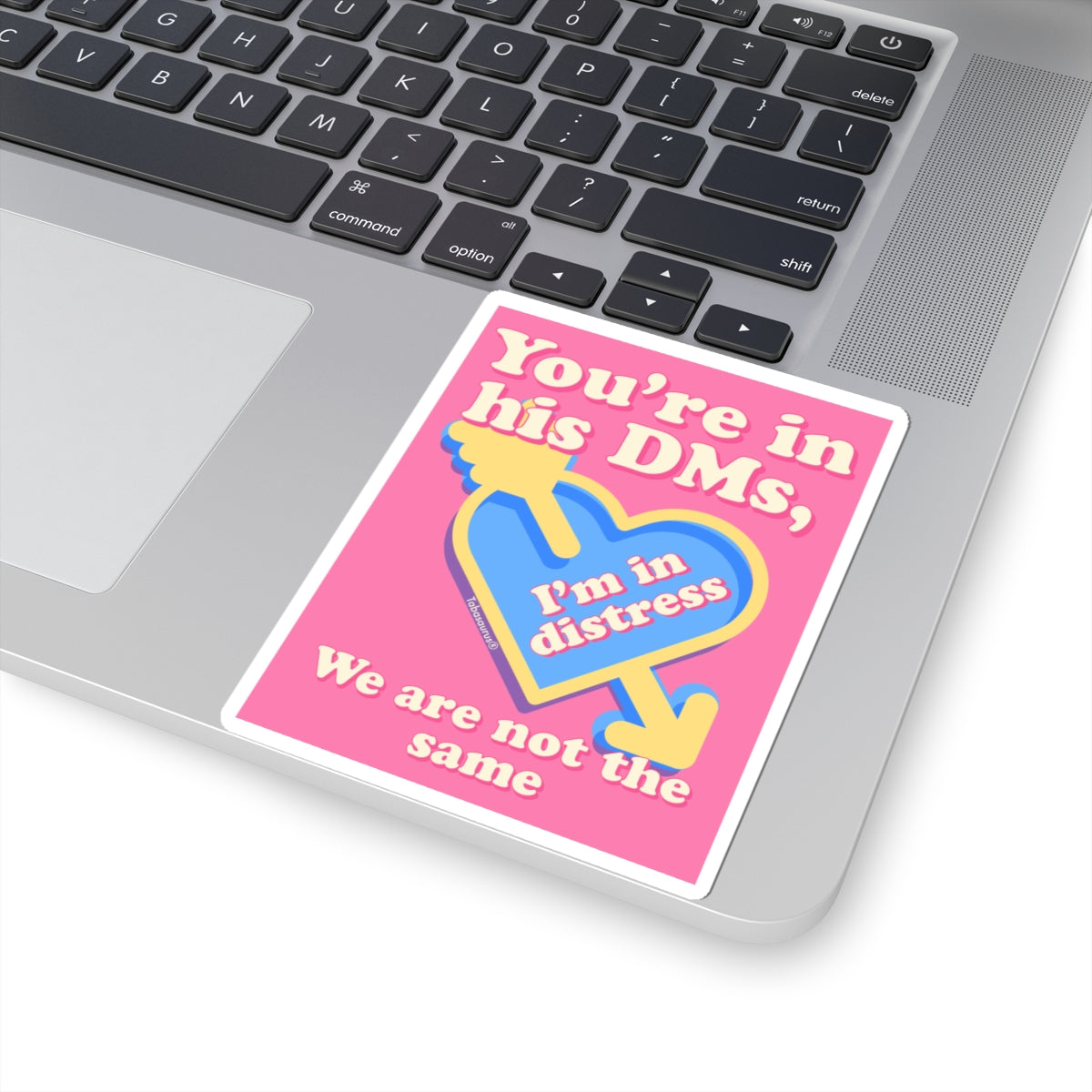 You're in his DMs  Kiss-Cut Sticker