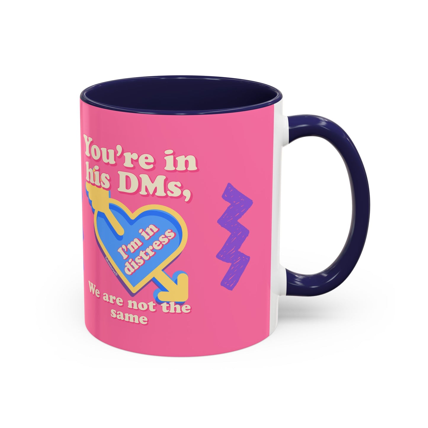 Distressed DMs Accent Coffee Mug (11, 15oz)