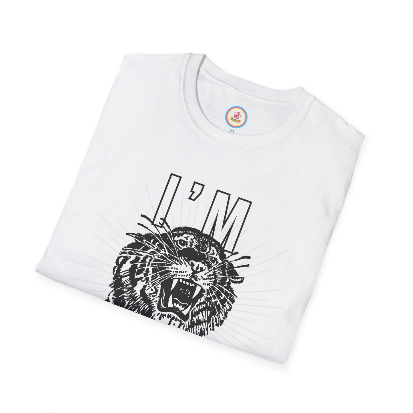 "Over-stimmy Timmy the Tiger" Unisex Softstyle T-Shirt