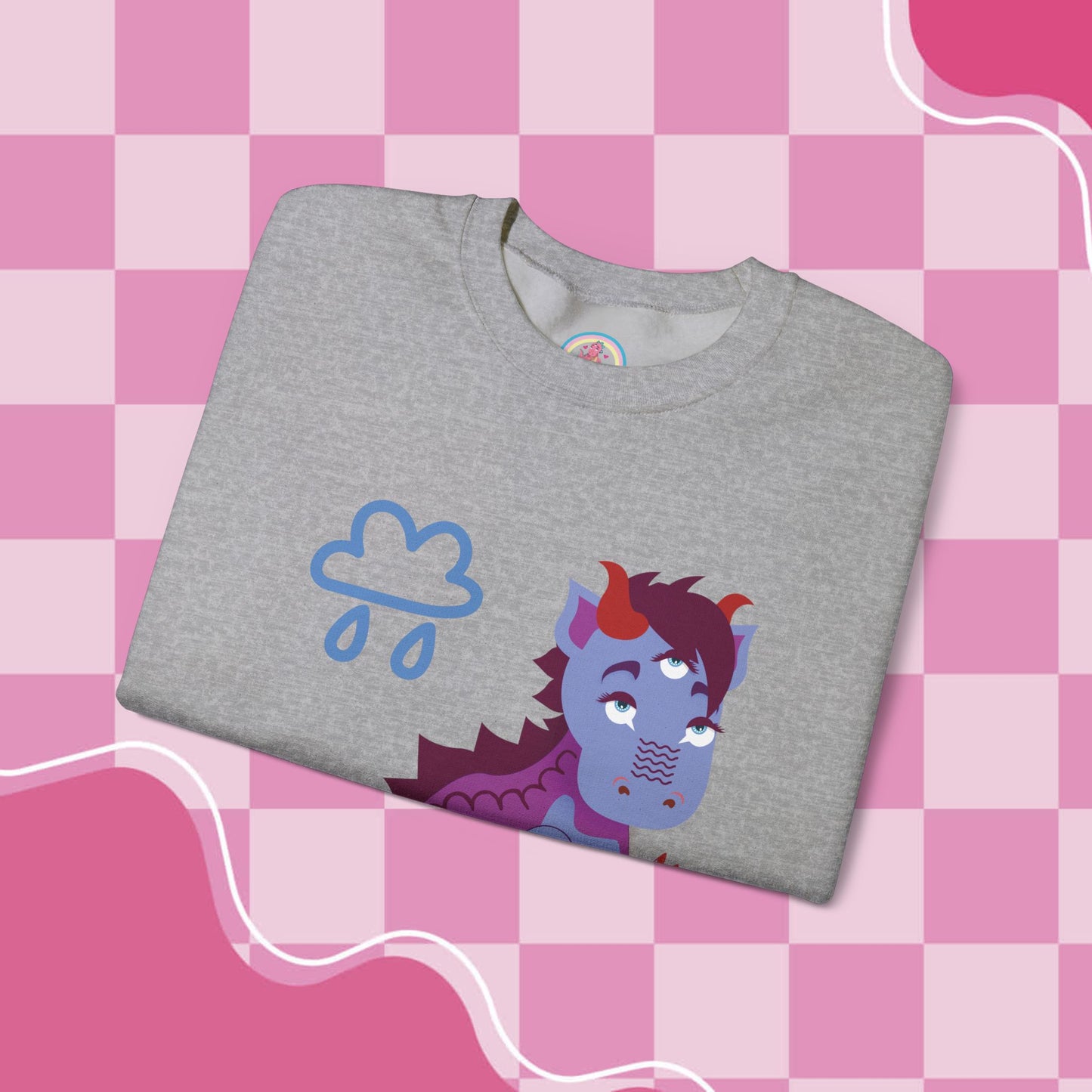 Stormy Tabasaurus® Unisex Heavy Blend™ Crewneck Sweatshirt