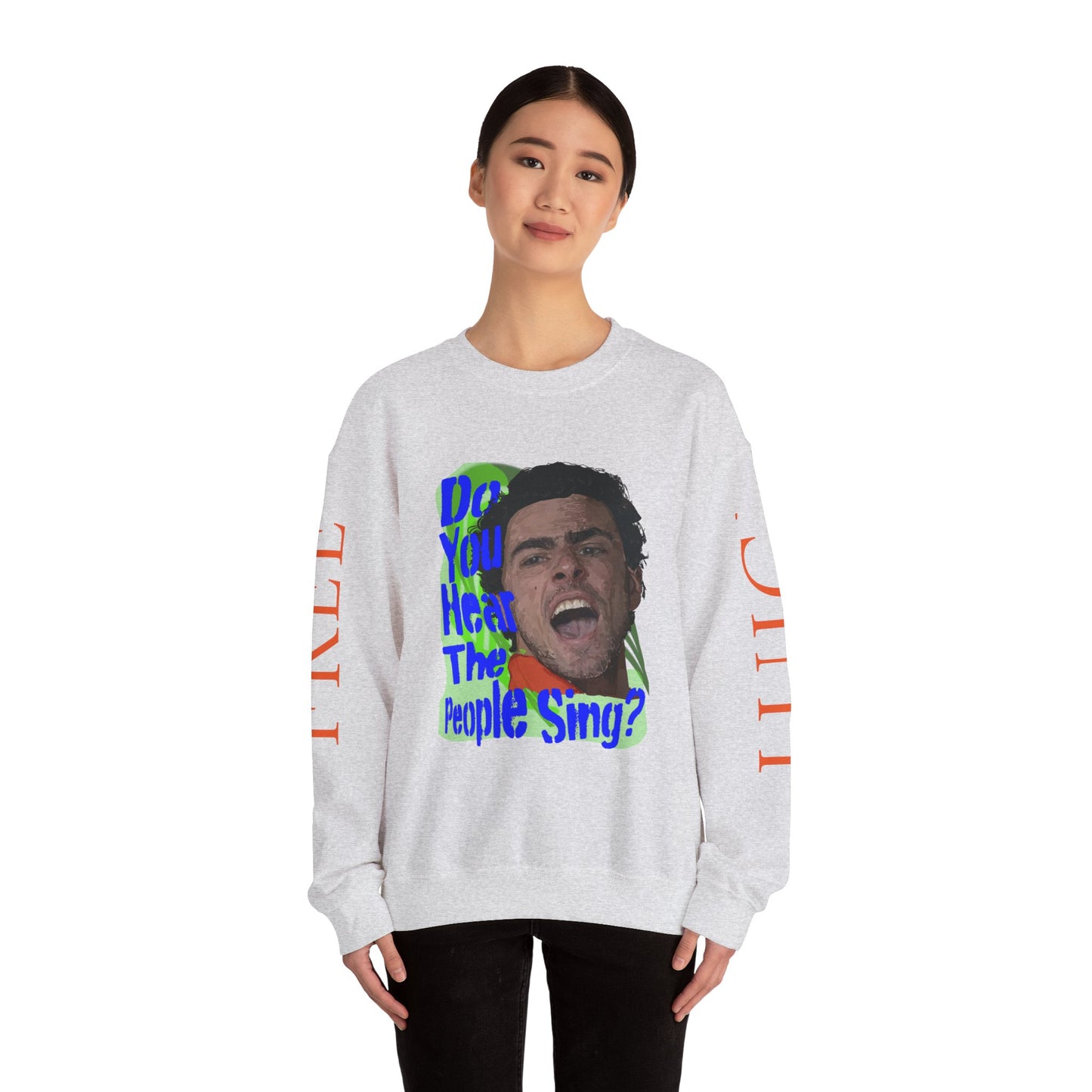 "Do you hear the People Sing?" Unisex Heavy Blend™ Crewneck Sweatshirt