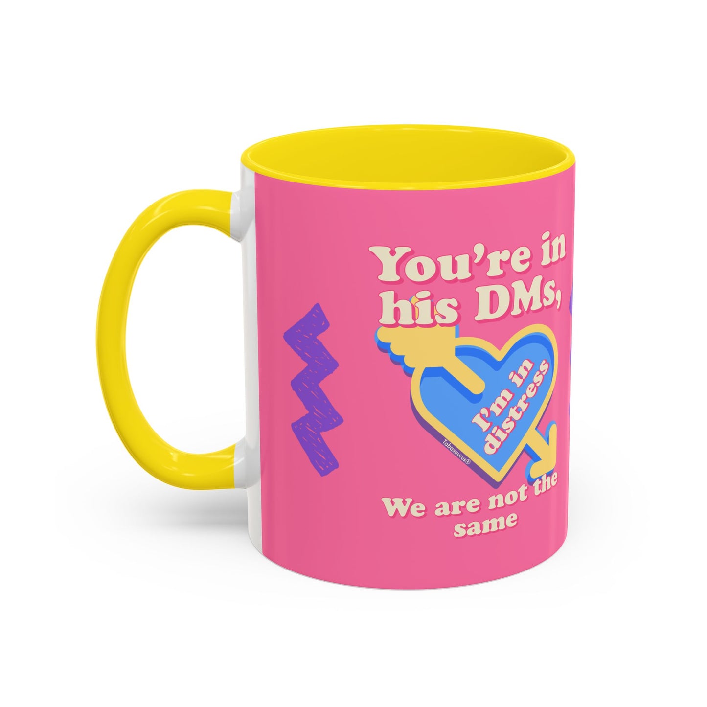 Distressed DMs Accent Coffee Mug (11, 15oz)