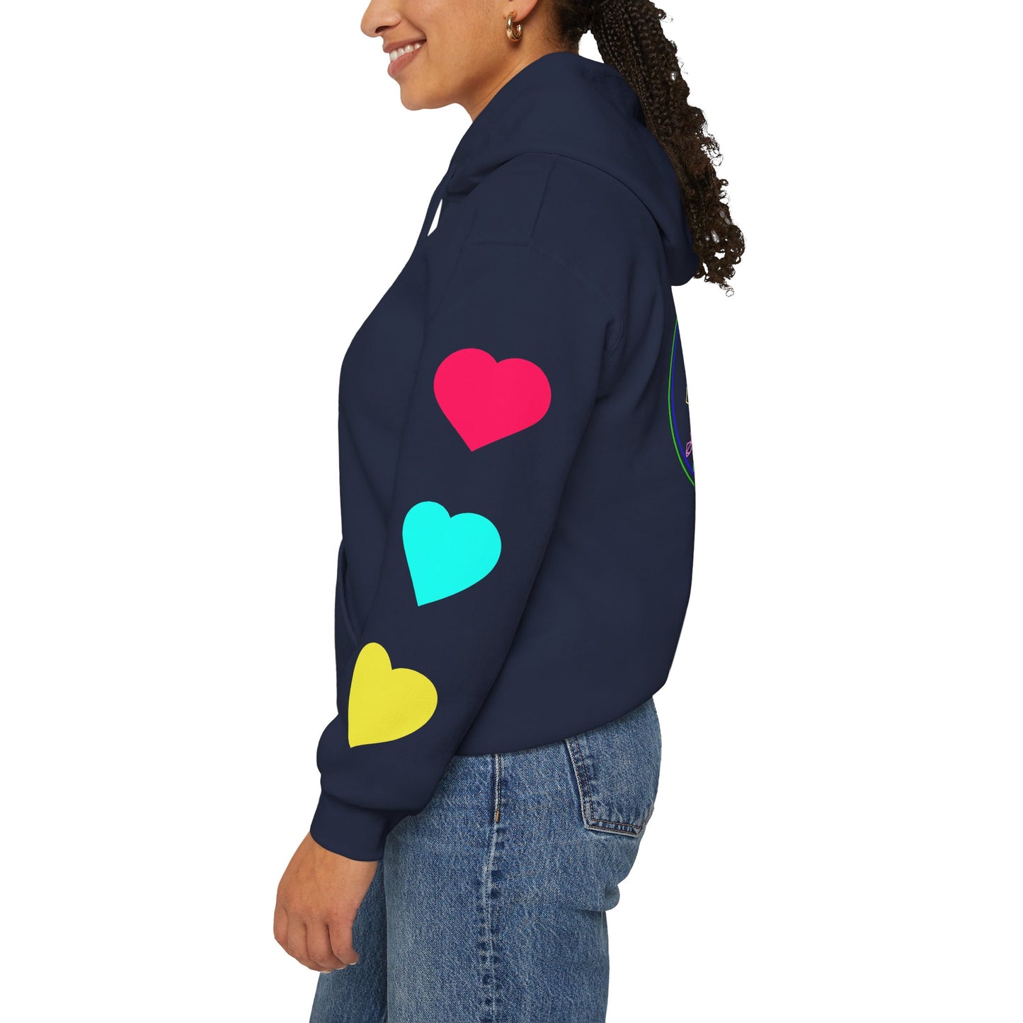 80's Neon Tabasaurus® Unisex Heavy Blend™ Hooded Sweatshirt