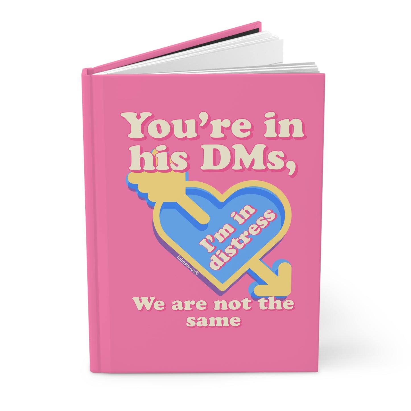 Distressed DMs Hardcover Journal