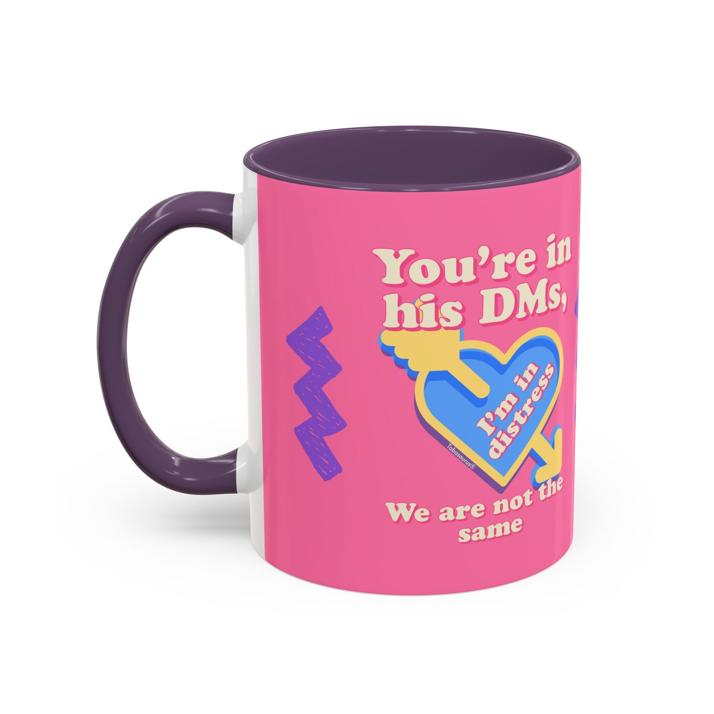 Distressed DMs Accent Coffee Mug (11, 15oz)