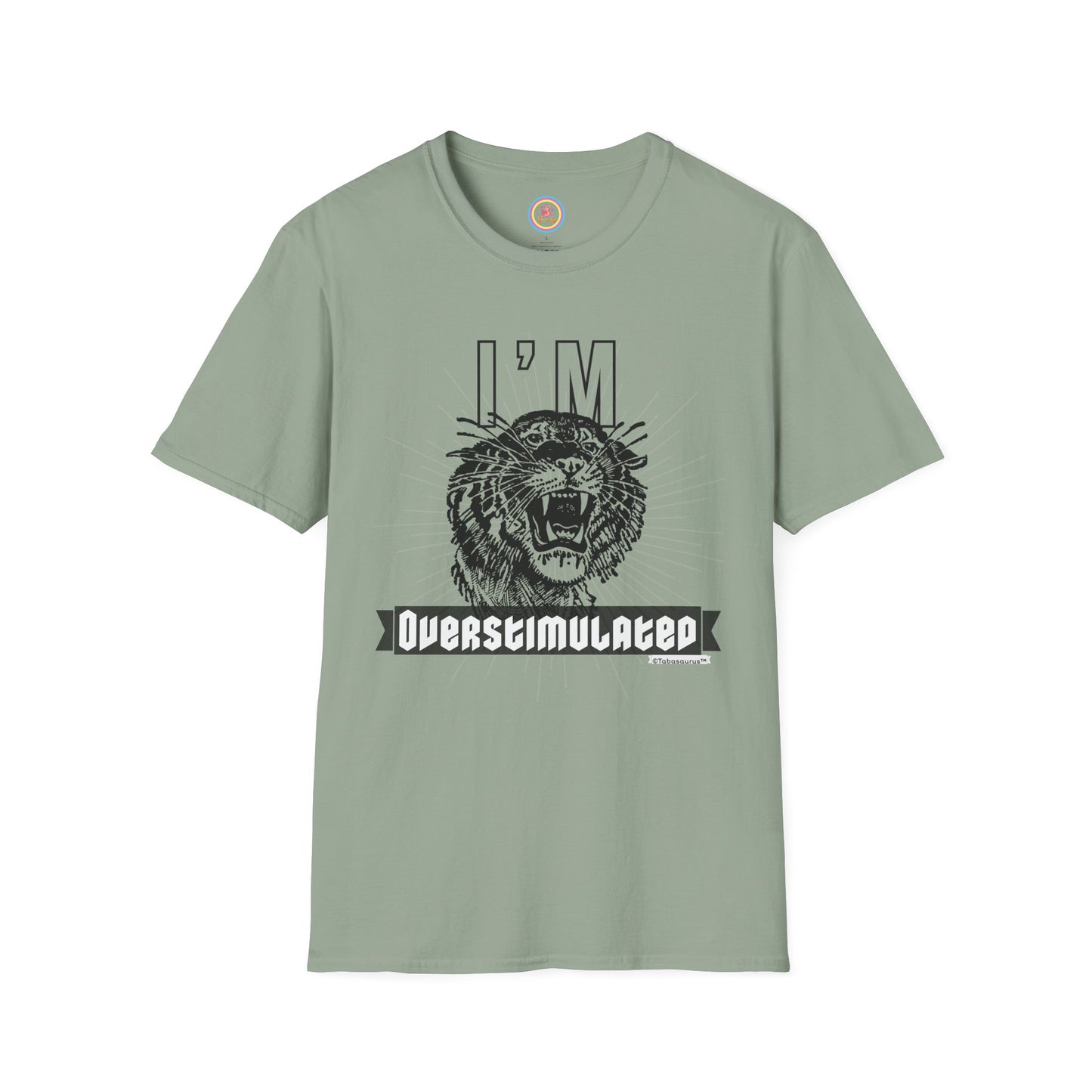 "Over-stimmy Timmy the Tiger" Unisex Softstyle T-Shirt