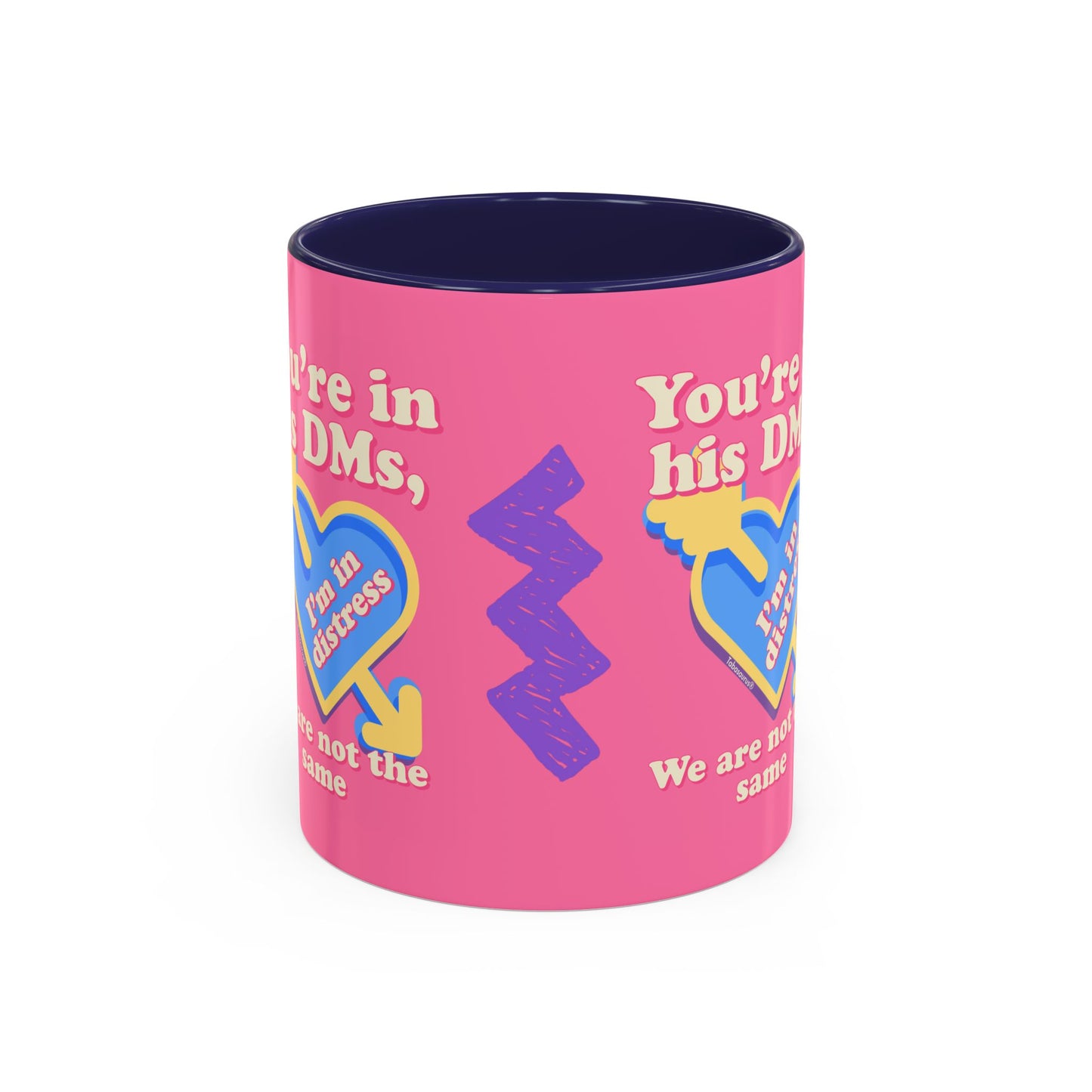 Distressed DMs Accent Coffee Mug (11, 15oz)