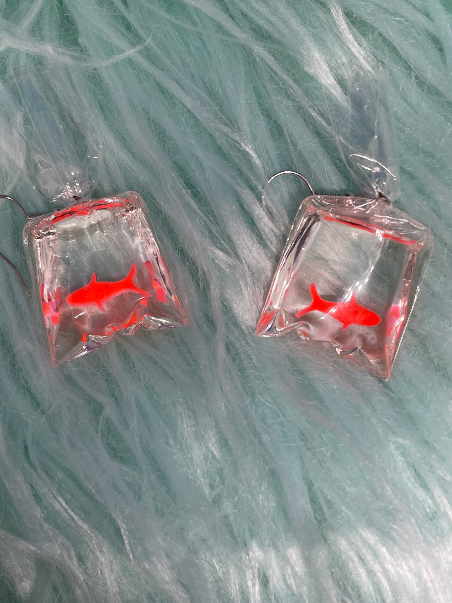 Goldfish Baggie earrings