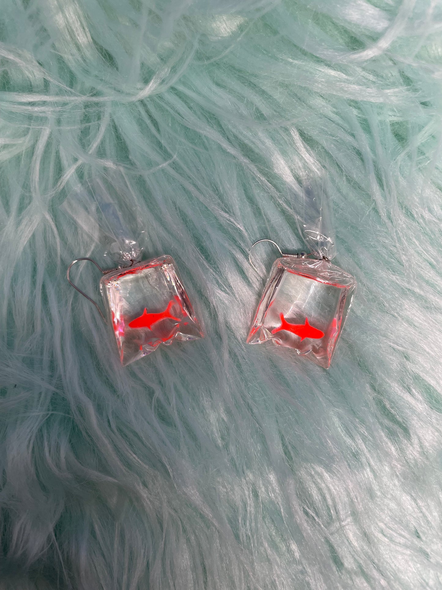 Goldfish Baggie earrings