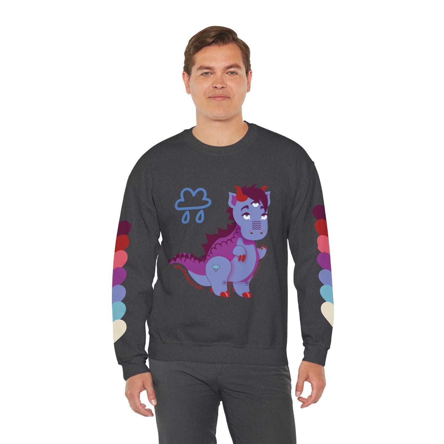 Stormy Tabasaurus® Unisex Heavy Blend™ Crewneck Sweatshirt