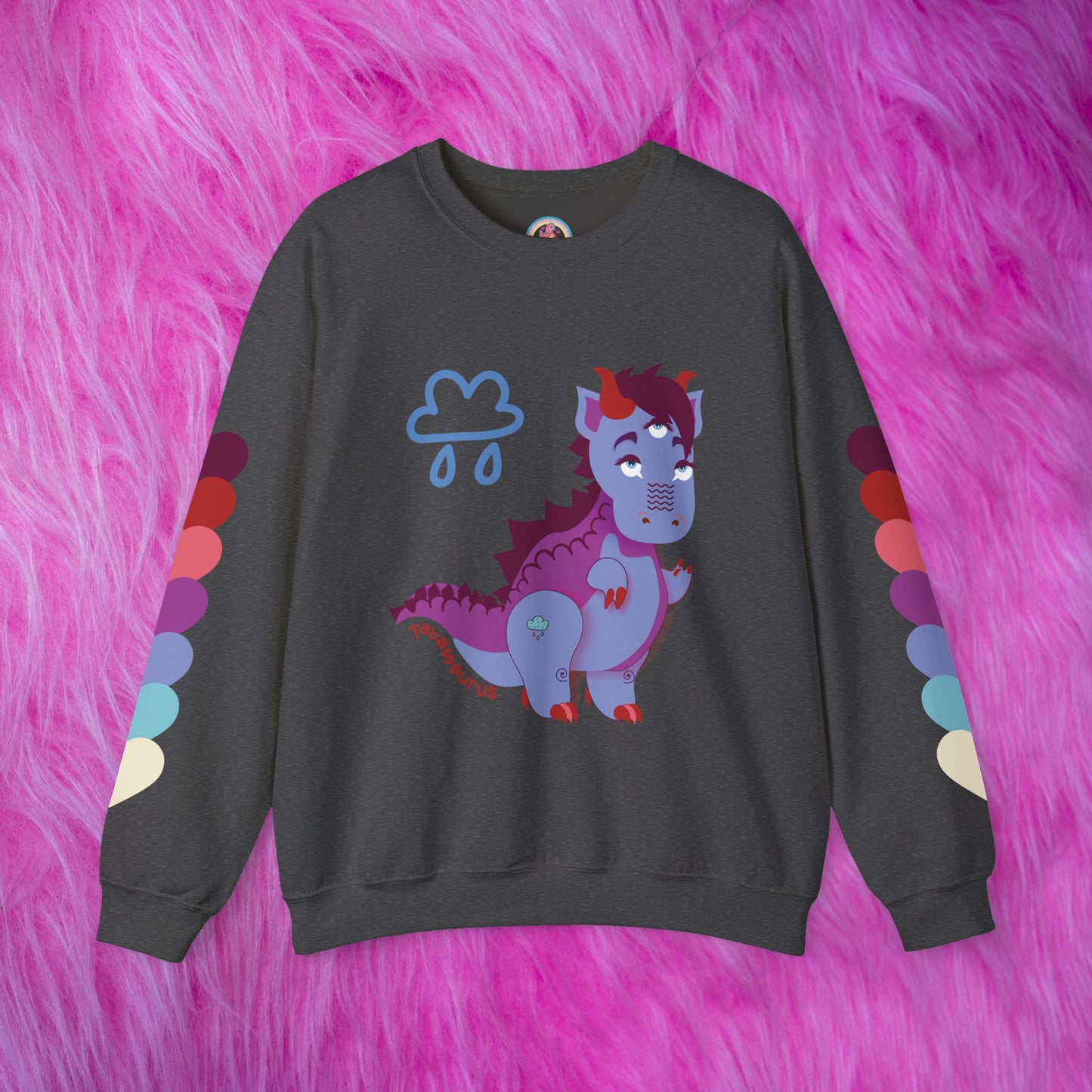 Stormy Tabasaurus® Unisex Heavy Blend™ Crewneck Sweatshirt