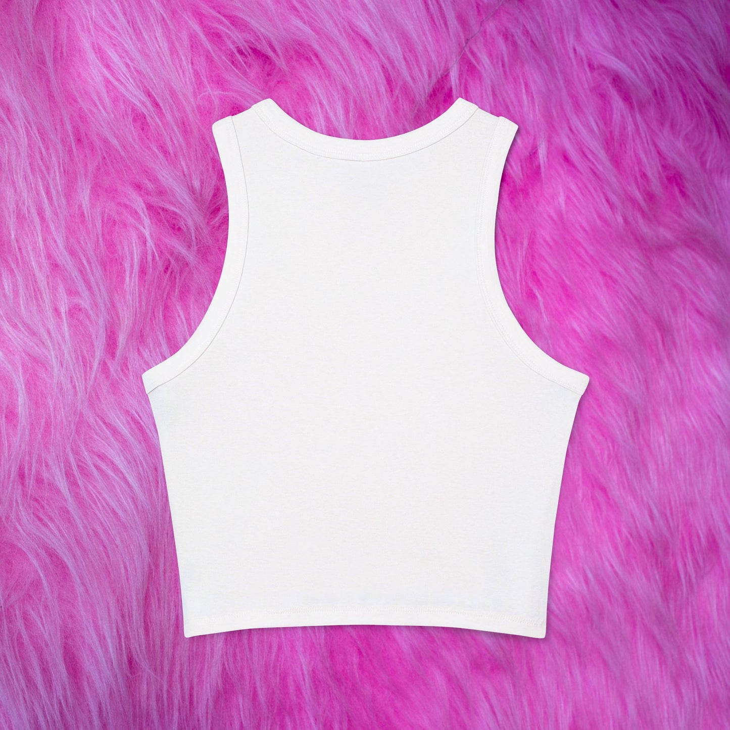 Tabasaurus® Neon Micro Rib Racer Tank Top