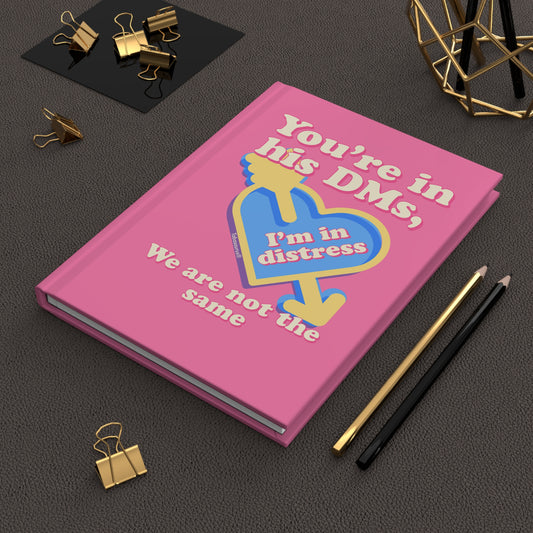 Distressed DMs Hardcover Journal
