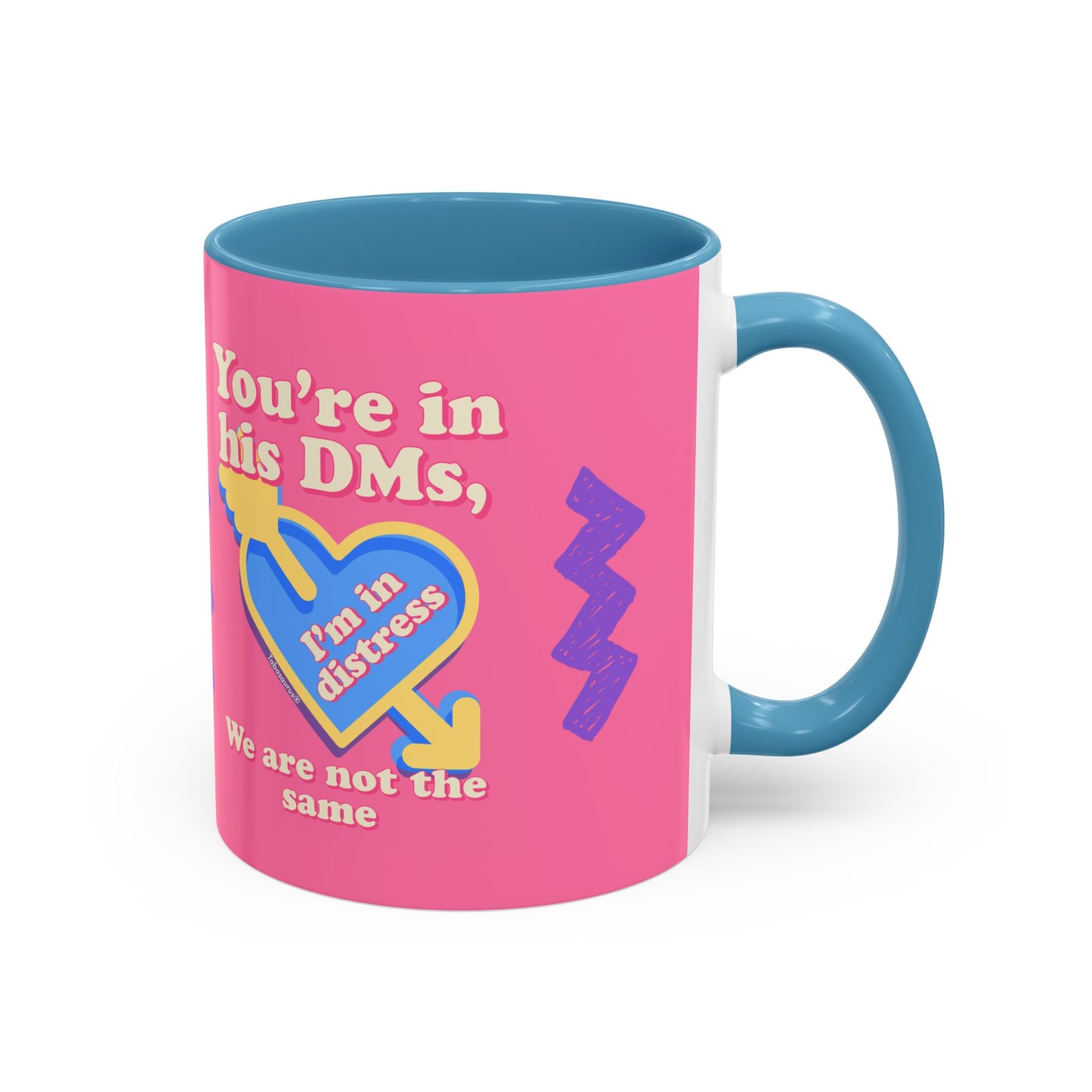 Distressed DMs Accent Coffee Mug (11, 15oz)