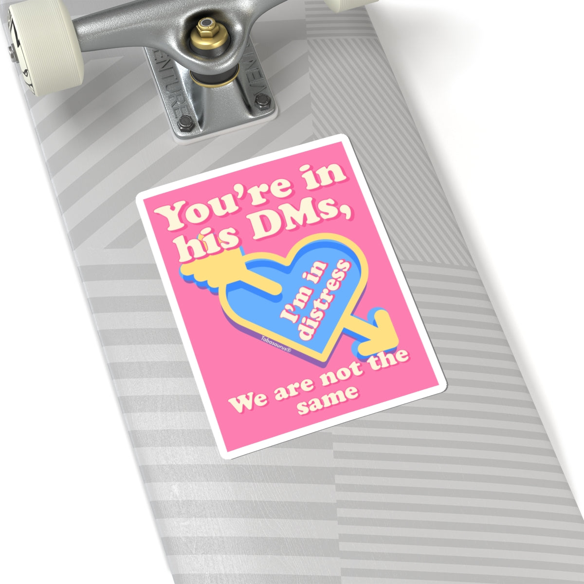 You're in his DMs  Kiss-Cut Sticker