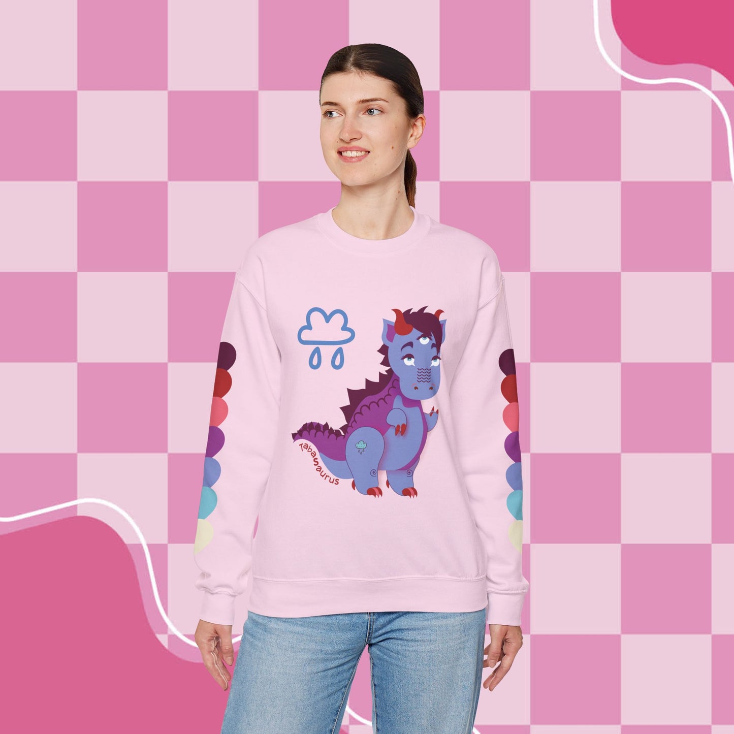 Stormy Tabasaurus® Unisex Heavy Blend™ Crewneck Sweatshirt