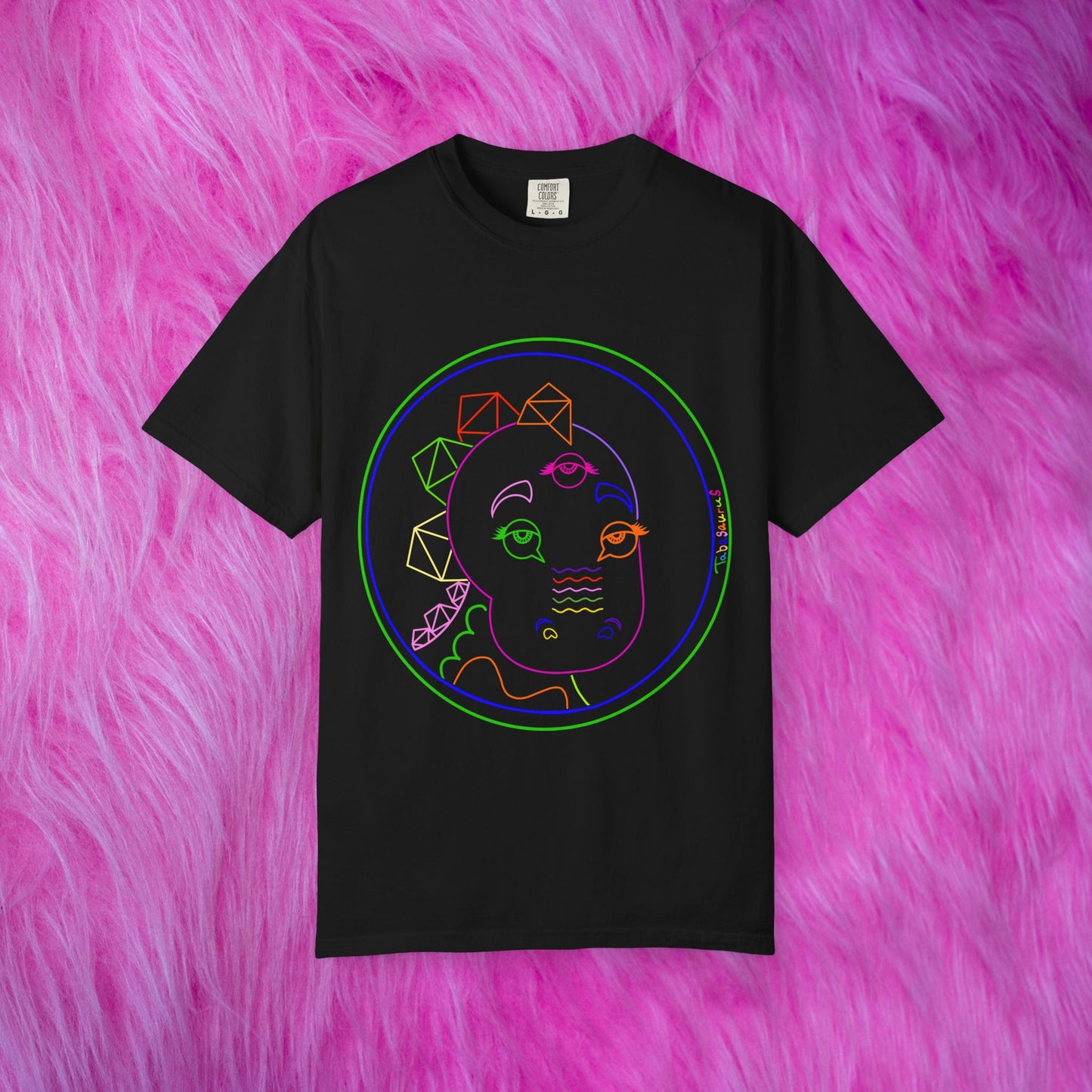 80's Neon Tabasaurus® Logo T-shirt