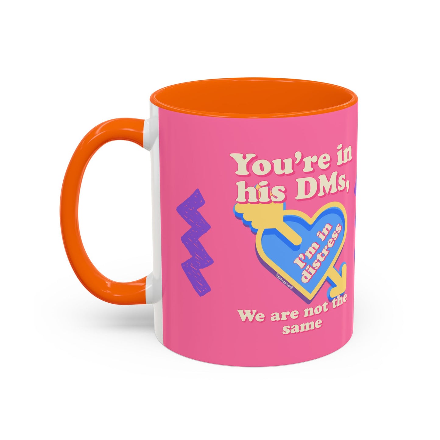 Distressed DMs Accent Coffee Mug (11, 15oz)