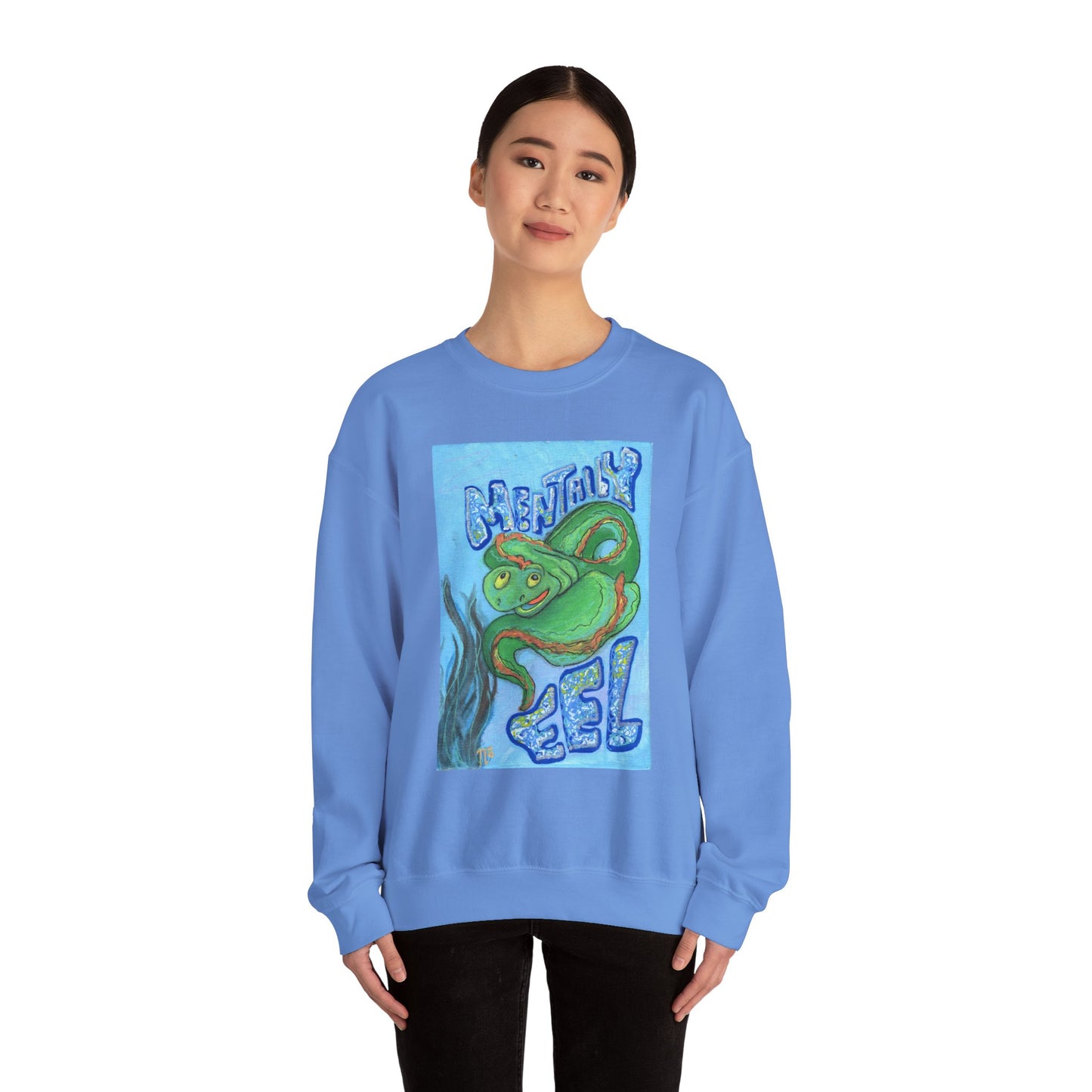 "Mentally Eel" Unisex Heavy Blend™ Crewneck Sweatshirt