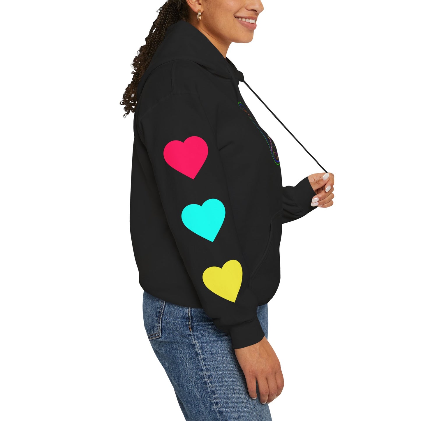 80's Neon Tabasaurus® Unisex Heavy Blend™ Hooded Sweatshirt