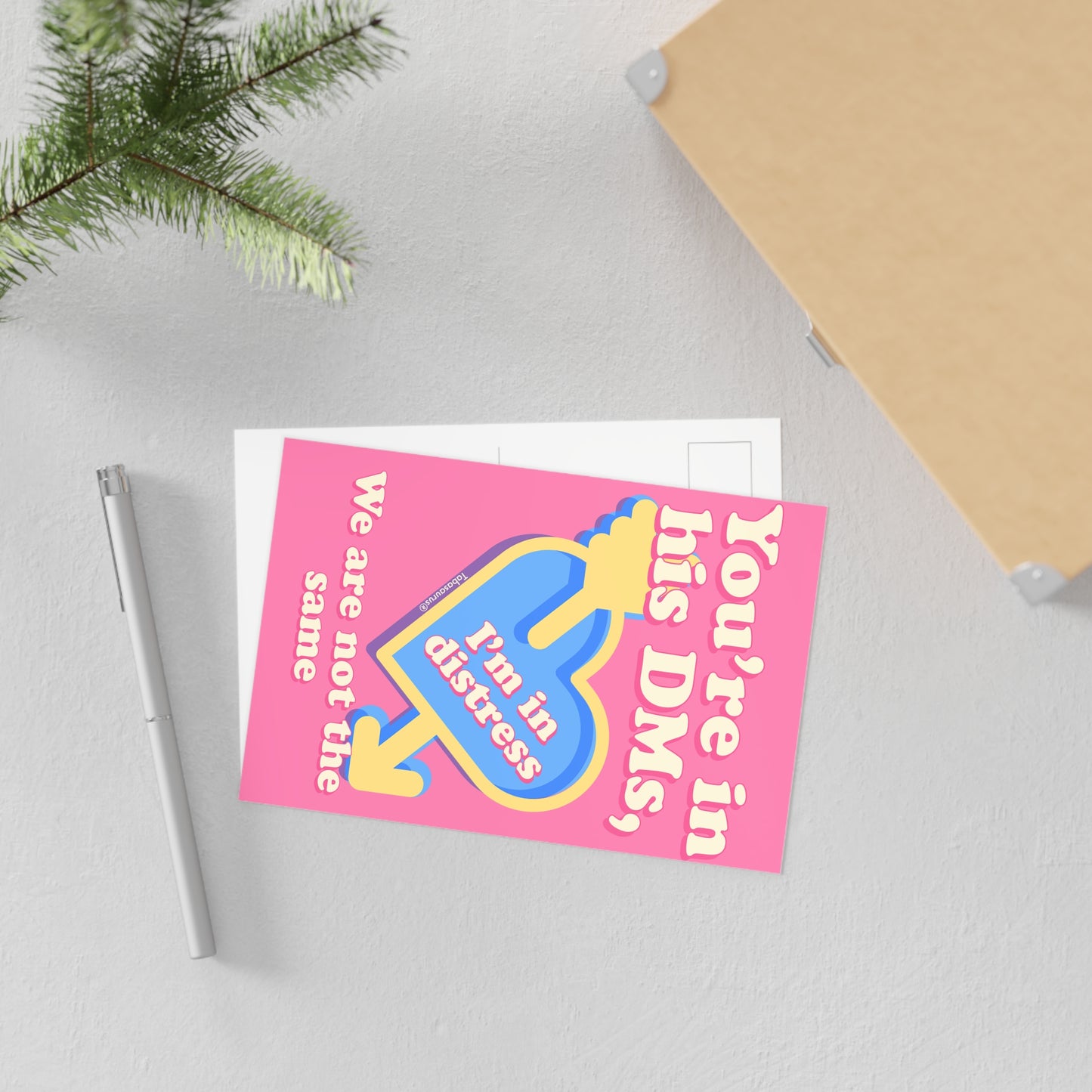 Distressed DMs Postcards