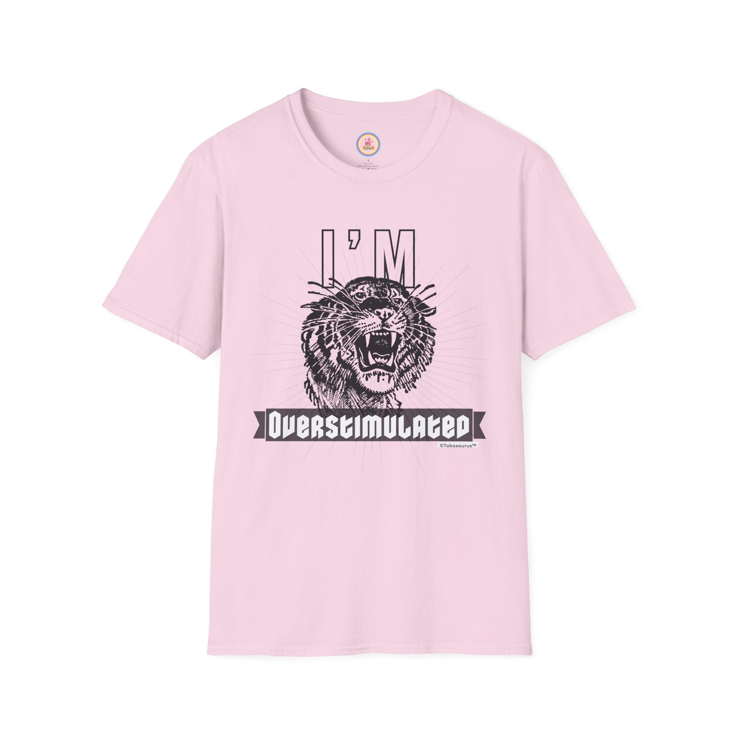 "Over-stimmy Timmy the Tiger" Unisex Softstyle T-Shirt