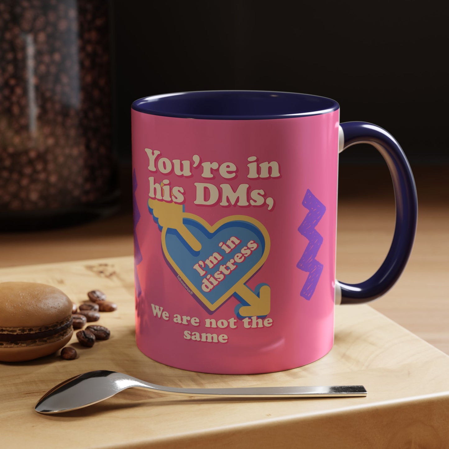 Distressed DMs Accent Coffee Mug (11, 15oz)