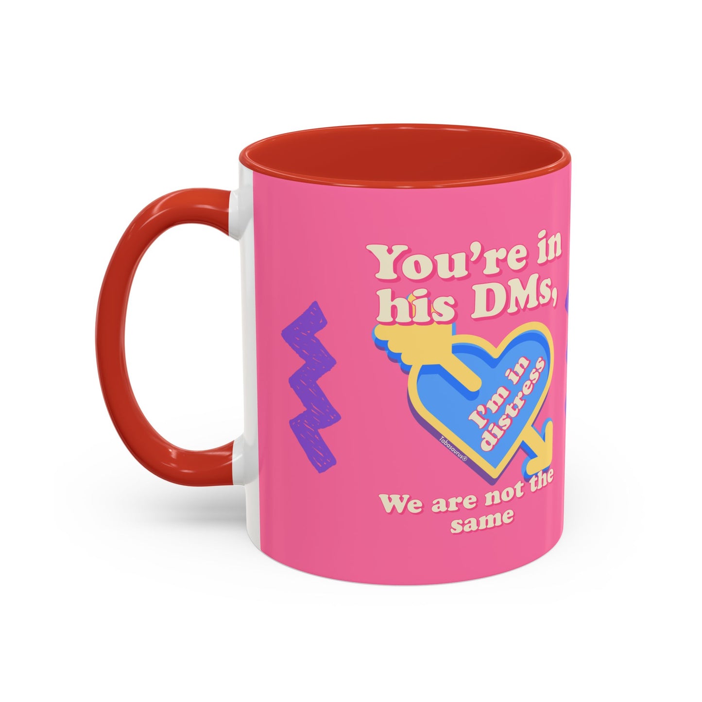 Distressed DMs Accent Coffee Mug (11, 15oz)