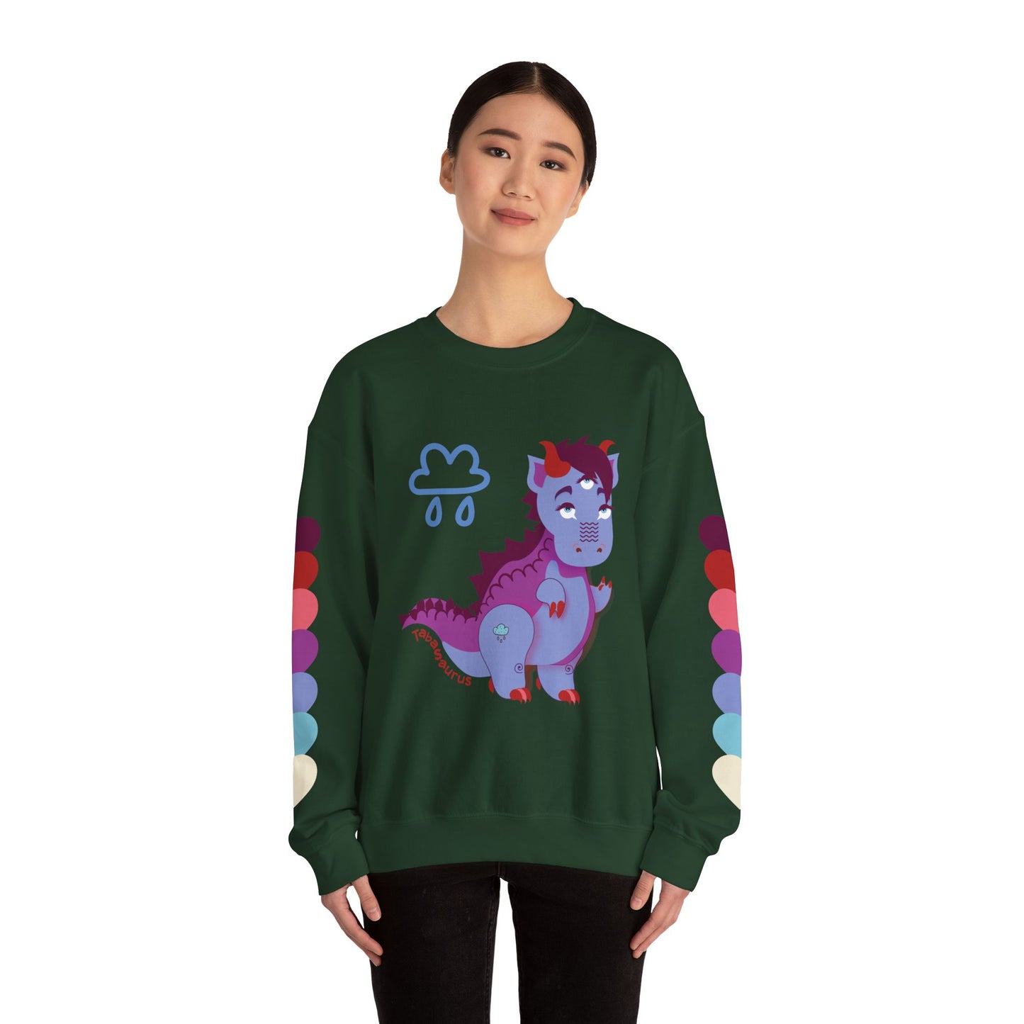Stormy Tabasaurus® Unisex Heavy Blend™ Crewneck Sweatshirt
