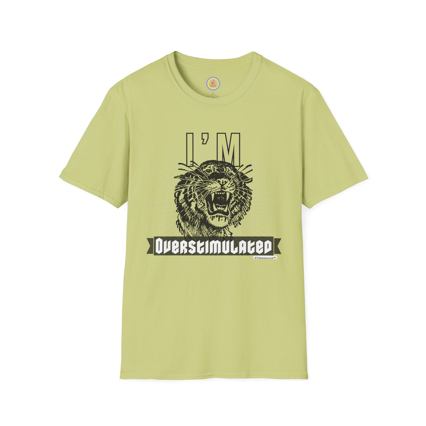 "Over-stimmy Timmy the Tiger" Unisex Softstyle T-Shirt