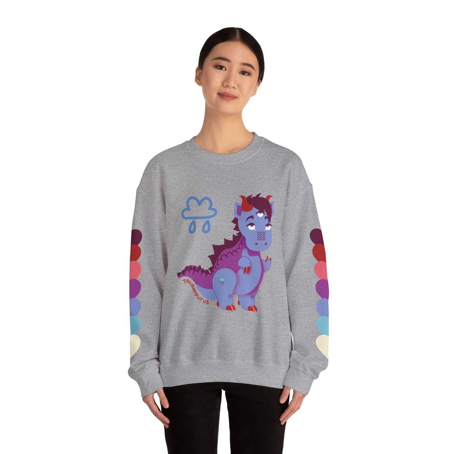 Stormy Tabasaurus® Unisex Heavy Blend™ Crewneck Sweatshirt
