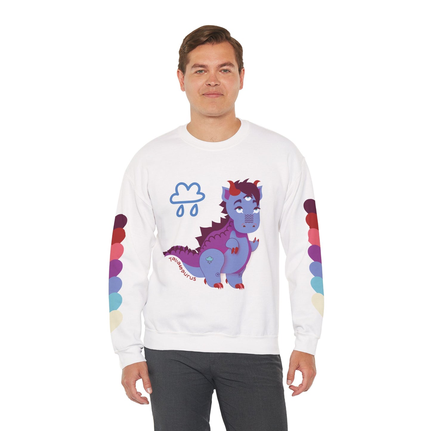 Stormy Tabasaurus® Unisex Heavy Blend™ Crewneck Sweatshirt