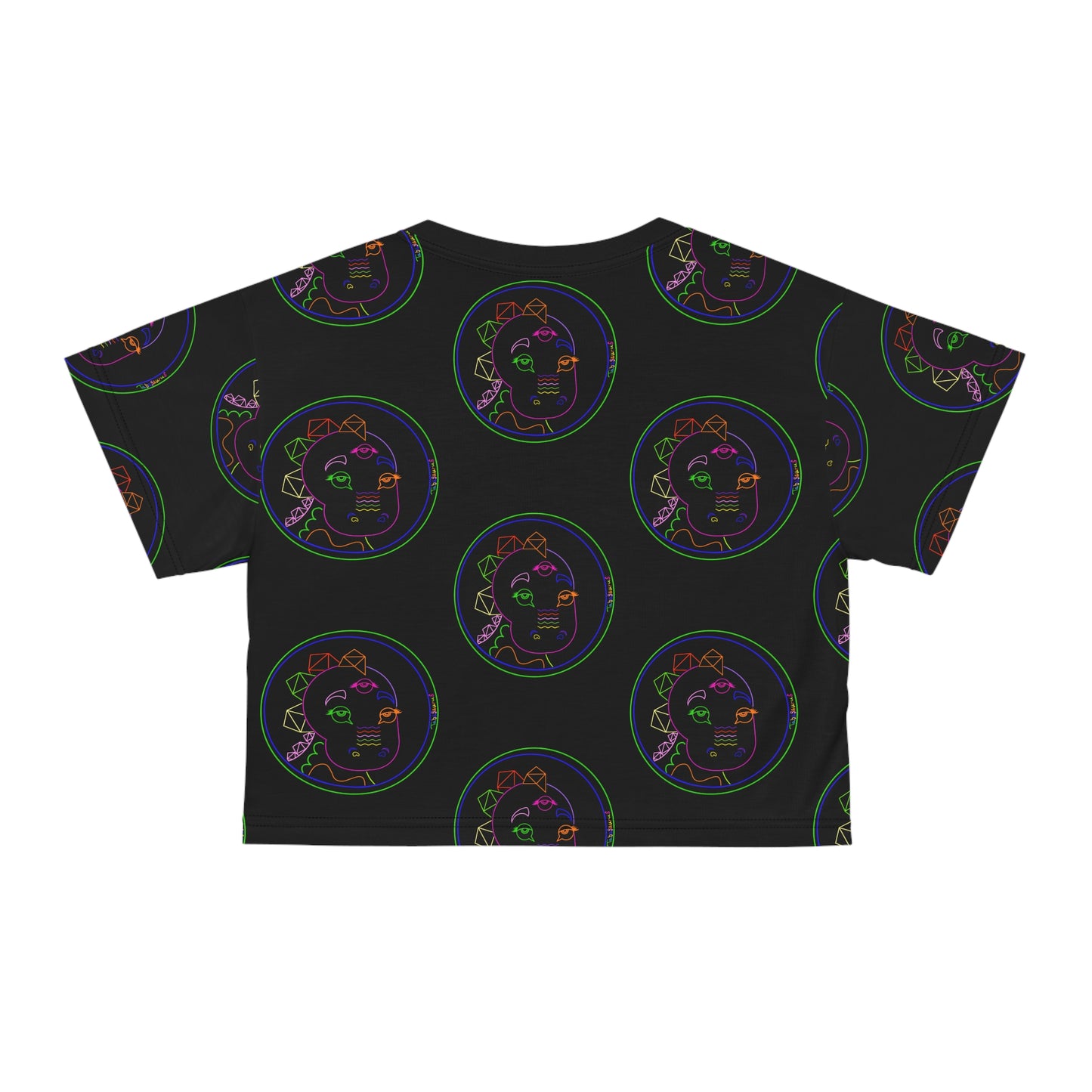 Neon Tabasaurus® Logo Crop Tee