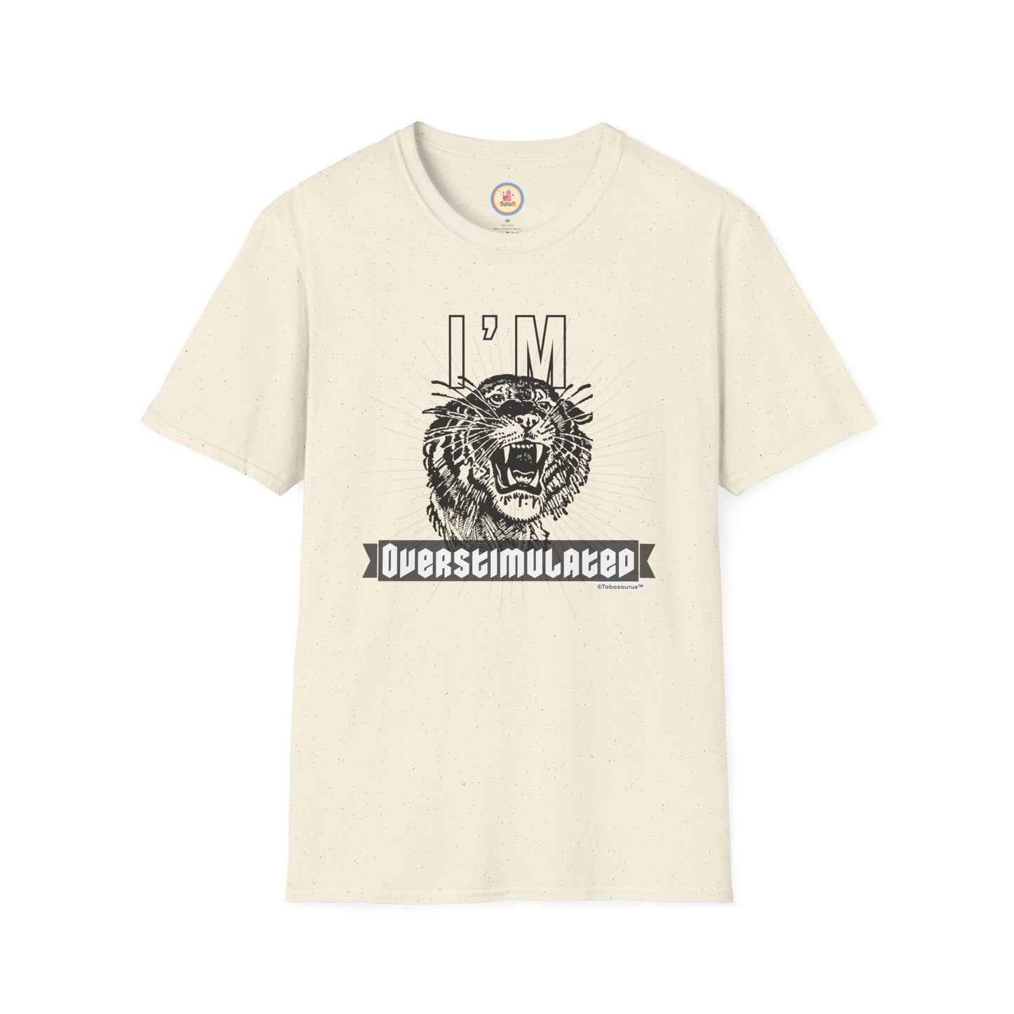 "Over-stimmy Timmy the Tiger" Unisex Softstyle T-Shirt