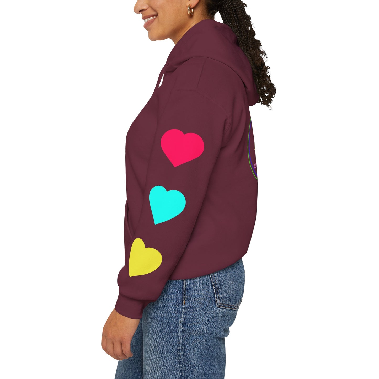80's Neon Tabasaurus® Unisex Heavy Blend™ Hooded Sweatshirt