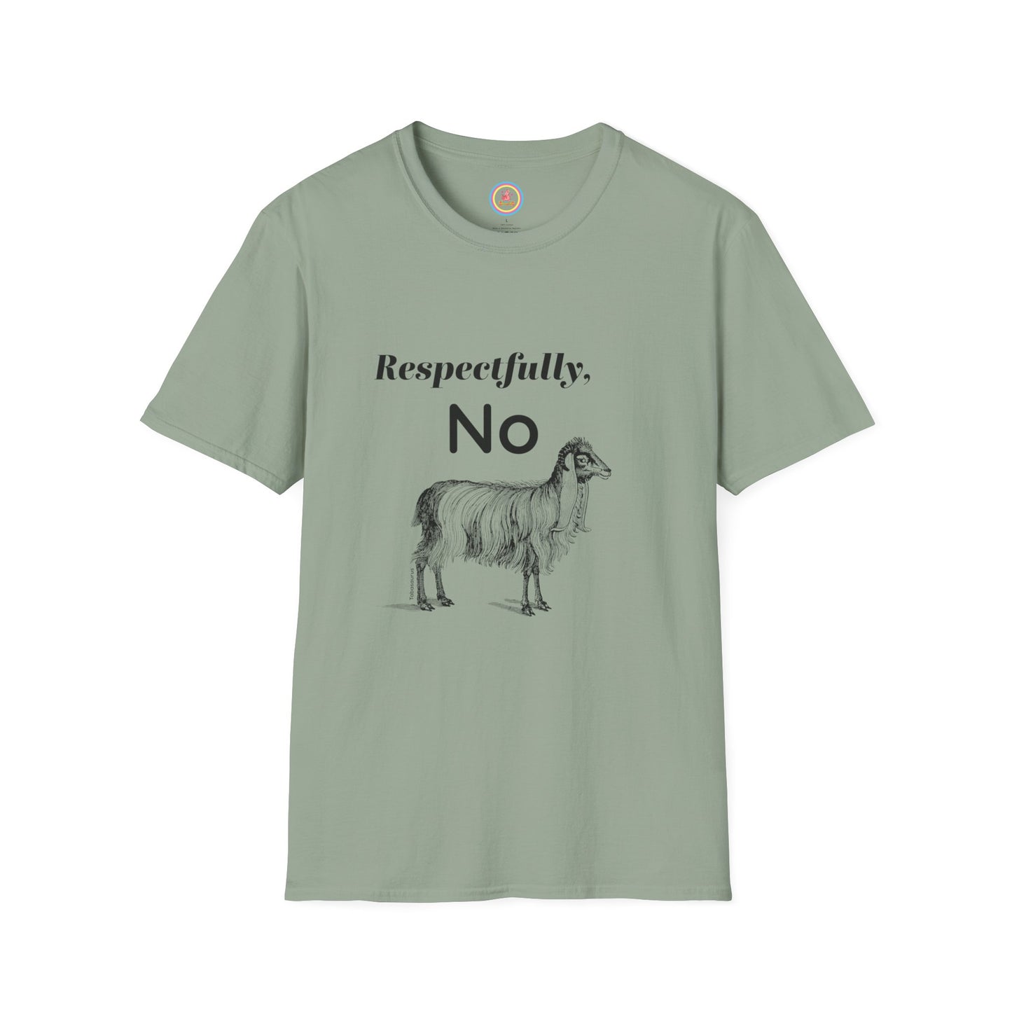 "Respectfully  No" Unisex Softstyle T-Shirt