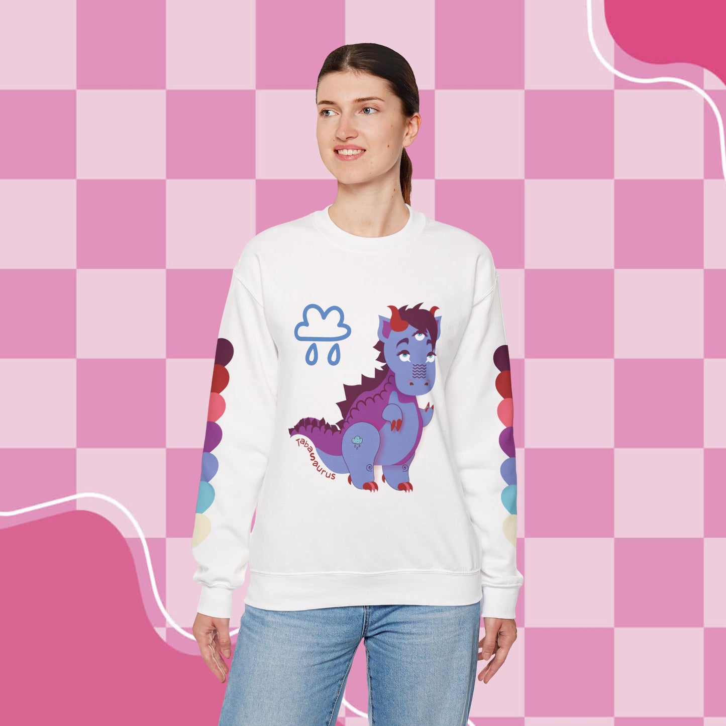 Stormy Tabasaurus® Unisex Heavy Blend™ Crewneck Sweatshirt