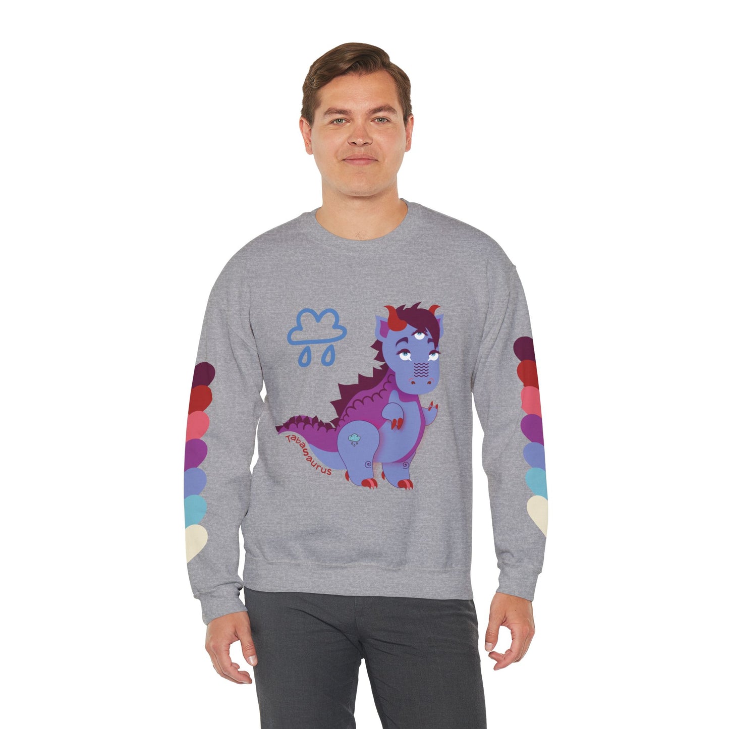 Stormy Tabasaurus® Unisex Heavy Blend™ Crewneck Sweatshirt