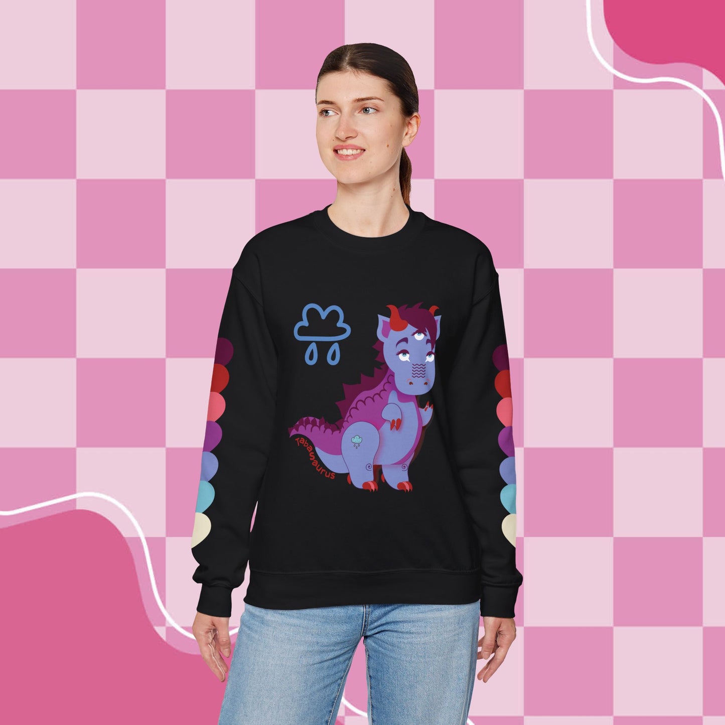 Stormy Tabasaurus® Unisex Heavy Blend™ Crewneck Sweatshirt