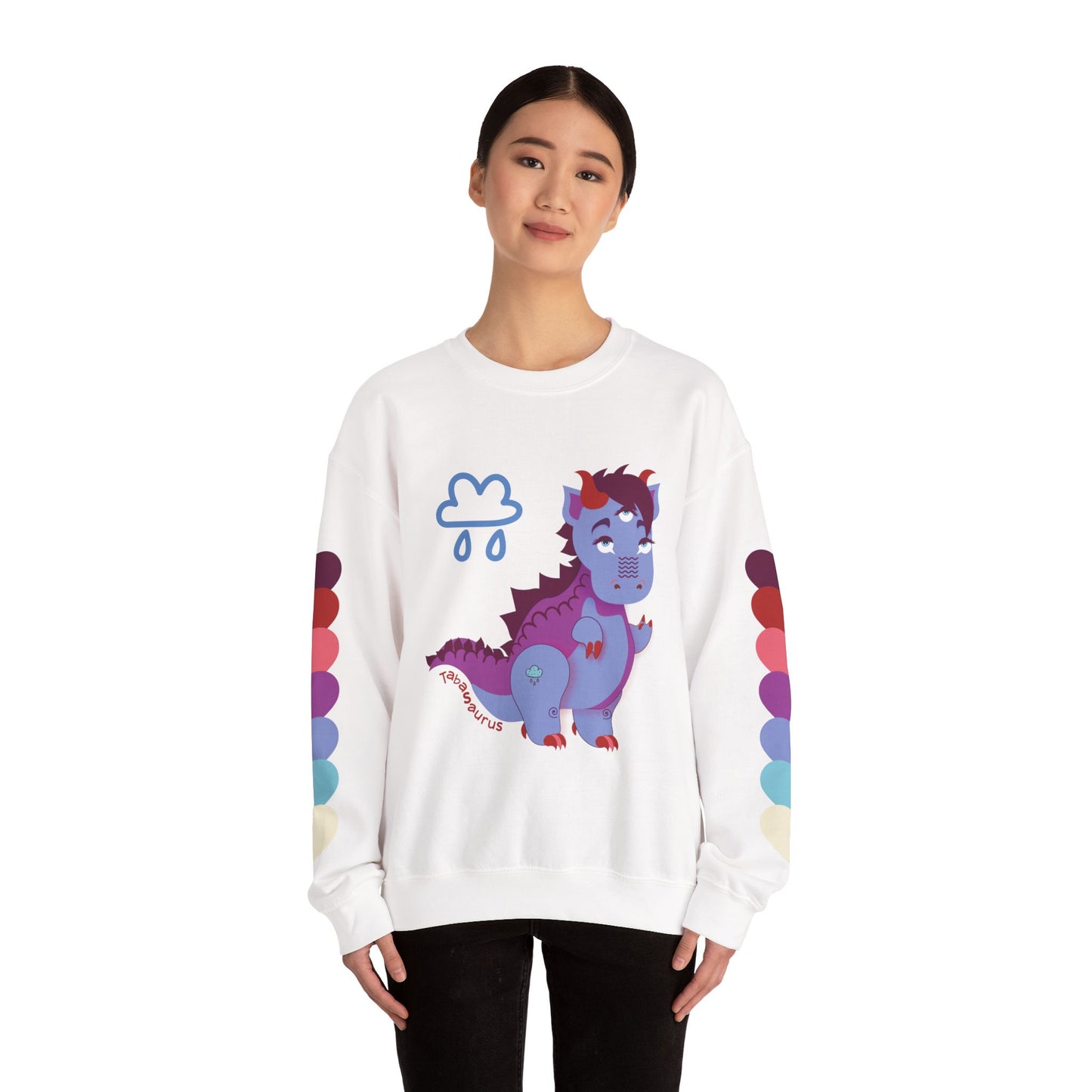 Stormy Tabasaurus® Unisex Heavy Blend™ Crewneck Sweatshirt