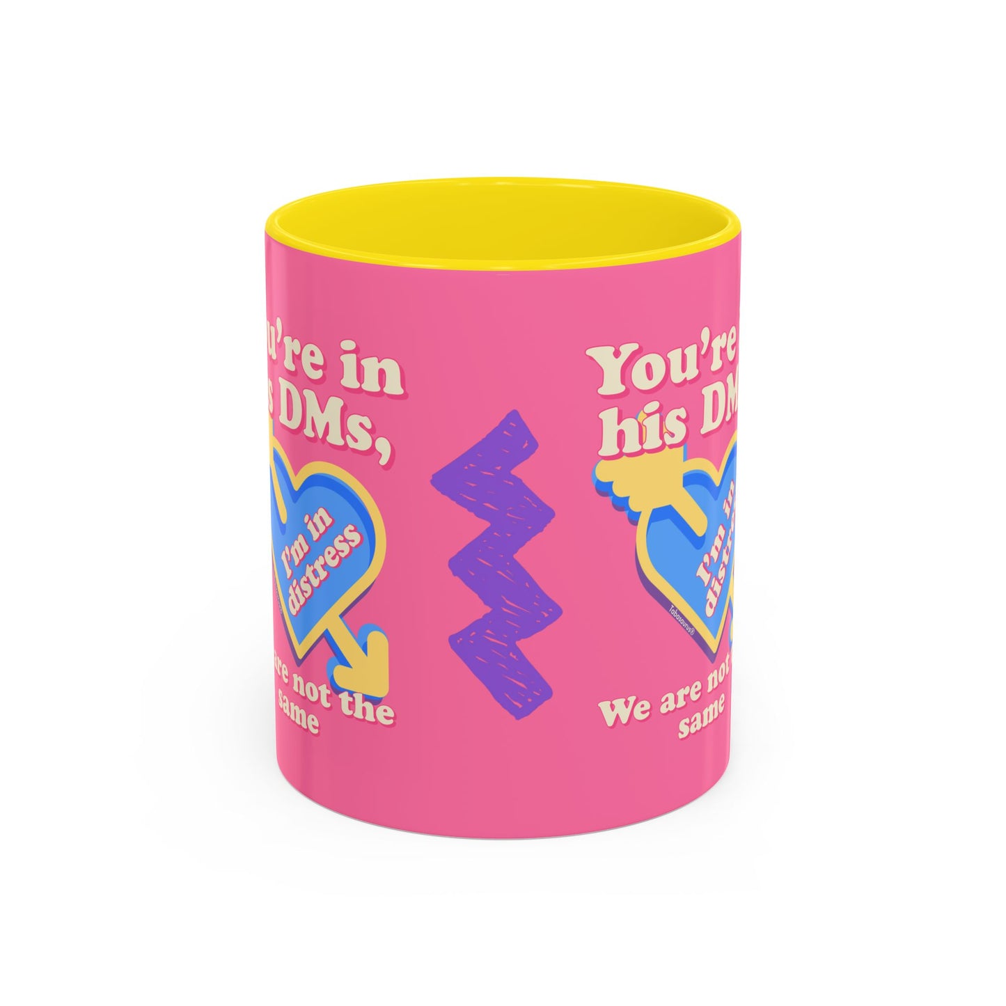 Distressed DMs Accent Coffee Mug (11, 15oz)