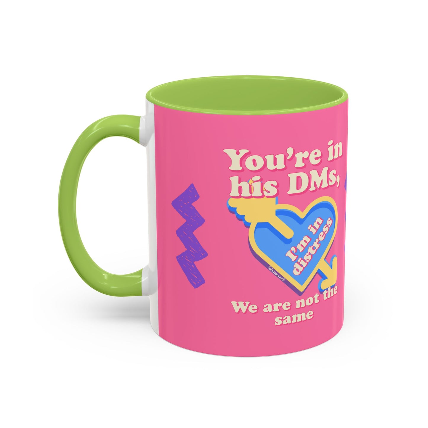 Distressed DMs Accent Coffee Mug (11, 15oz)