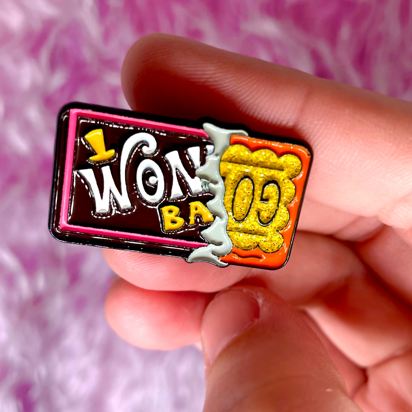 Wonka Bar Enamel Pin