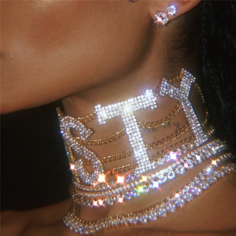 "NASTY, SE☓Y, BABY" Sparkling Chokers