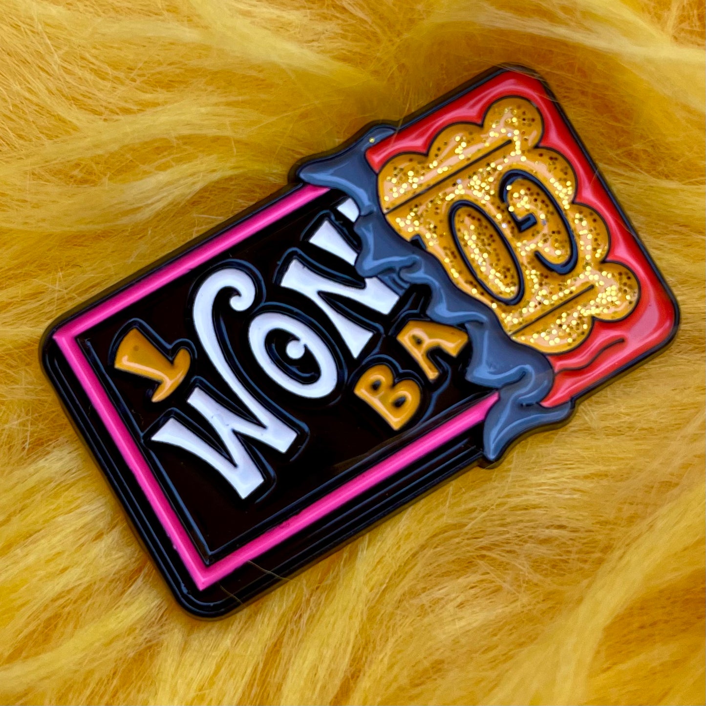 Wonka Bar Enamel Pin