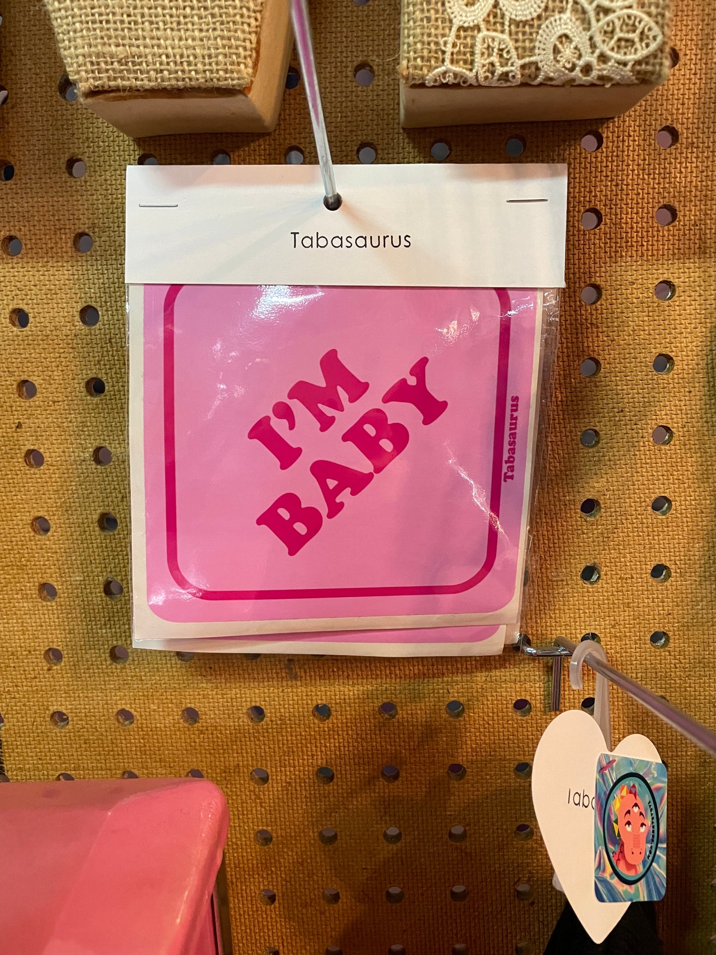 "I'm Baby" Bumper Sticker