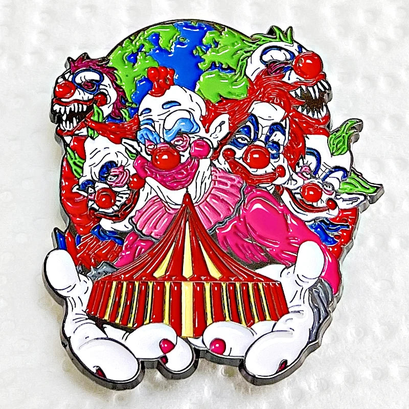 Killer Klowns from Outer Space Enamel Pin close up