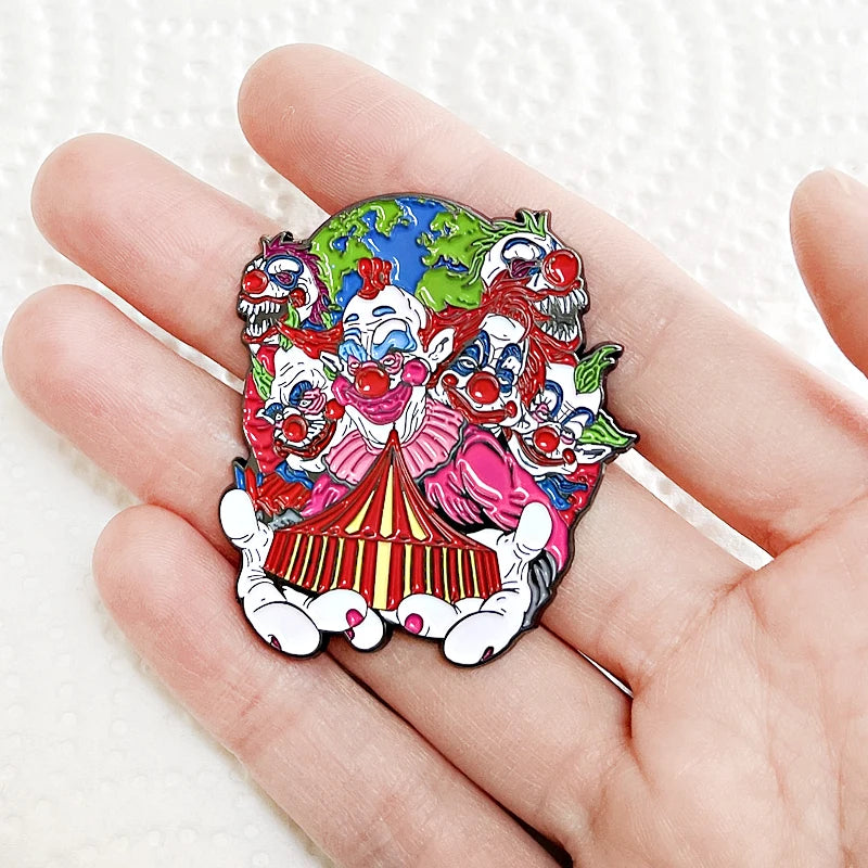 Killer Klowns from Outer Space Enamel Pin, hand pic